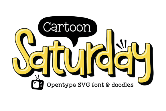 Cartoon Saturday: A Friendly Font Bursting with Charm