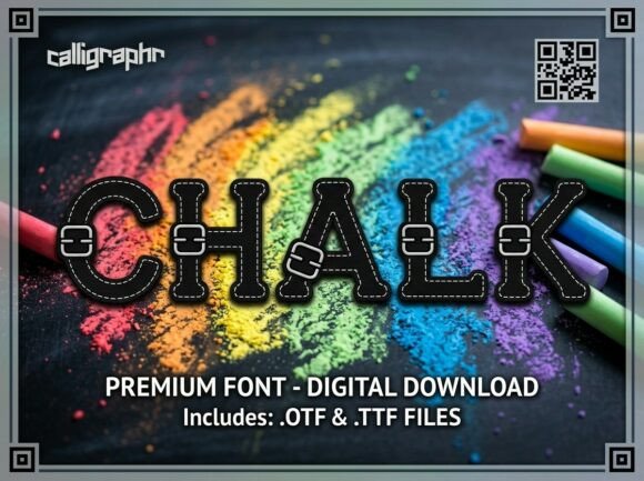 Chalk: A Rugged Typeface with a Tactical Soul