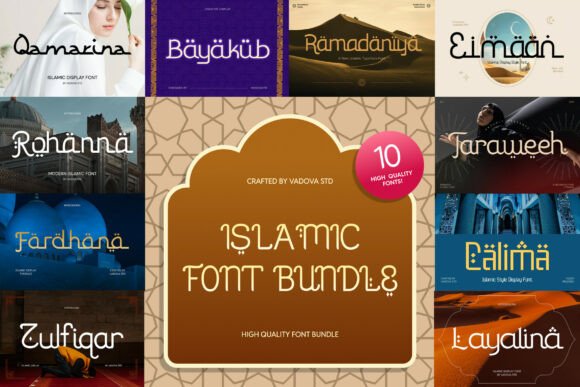 Elevate Your Projects with the Islamic Font Bundle