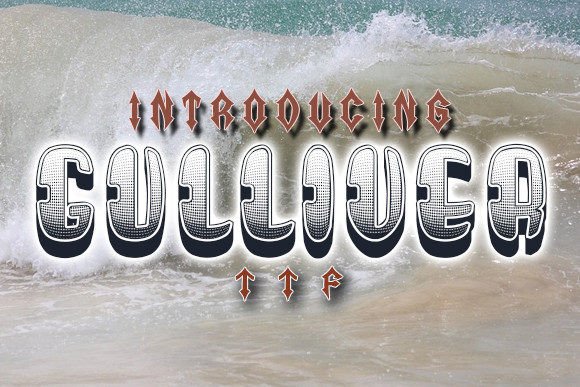 Gulliver: The 3D Typeface for Bold, Unforgettable Designs