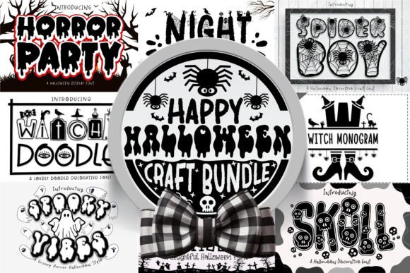 Happy Halloween Bundle: Your Go-To Font for Spooky Designs