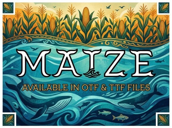 Maize: A Display Serif for Maritime and Majestic Branding