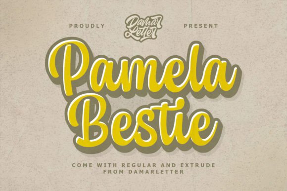 Pamela Bestie: A Font with a Playful Hand-Drawn Soul