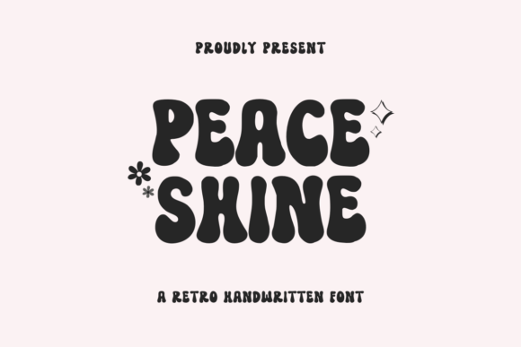 Peace Shine: The Retro Groovy Font for Modern Design