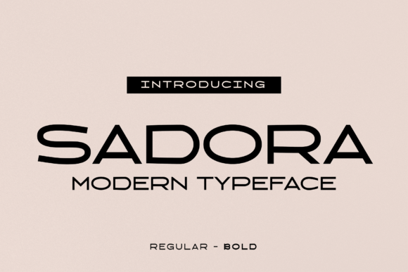 Sadora: The Modern Sans Serif for Lasting Impressions
