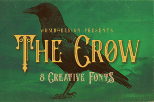 The Crow Font: A Bold Statement in Serif Typography