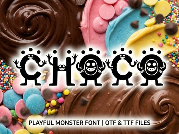 Unleash Whimsical Branding with Choco Display Font