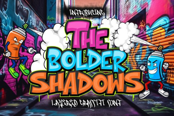Unleashing Urban Edge with The Bolder Shadow Typeface