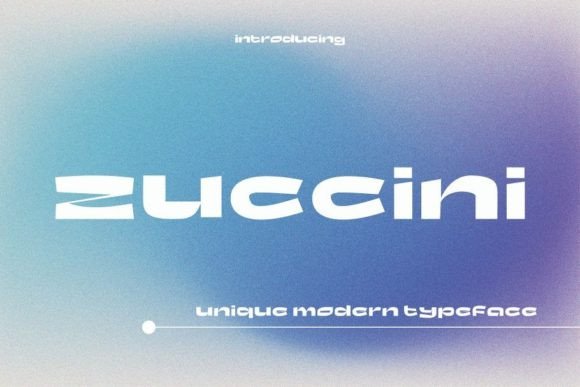 Zuccini: A Typeface for Modern Minimalist Design